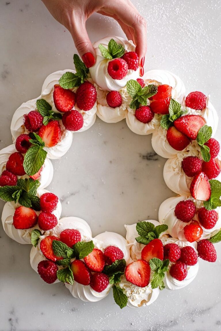 Pull Apart Pavlova Wreath Recipe