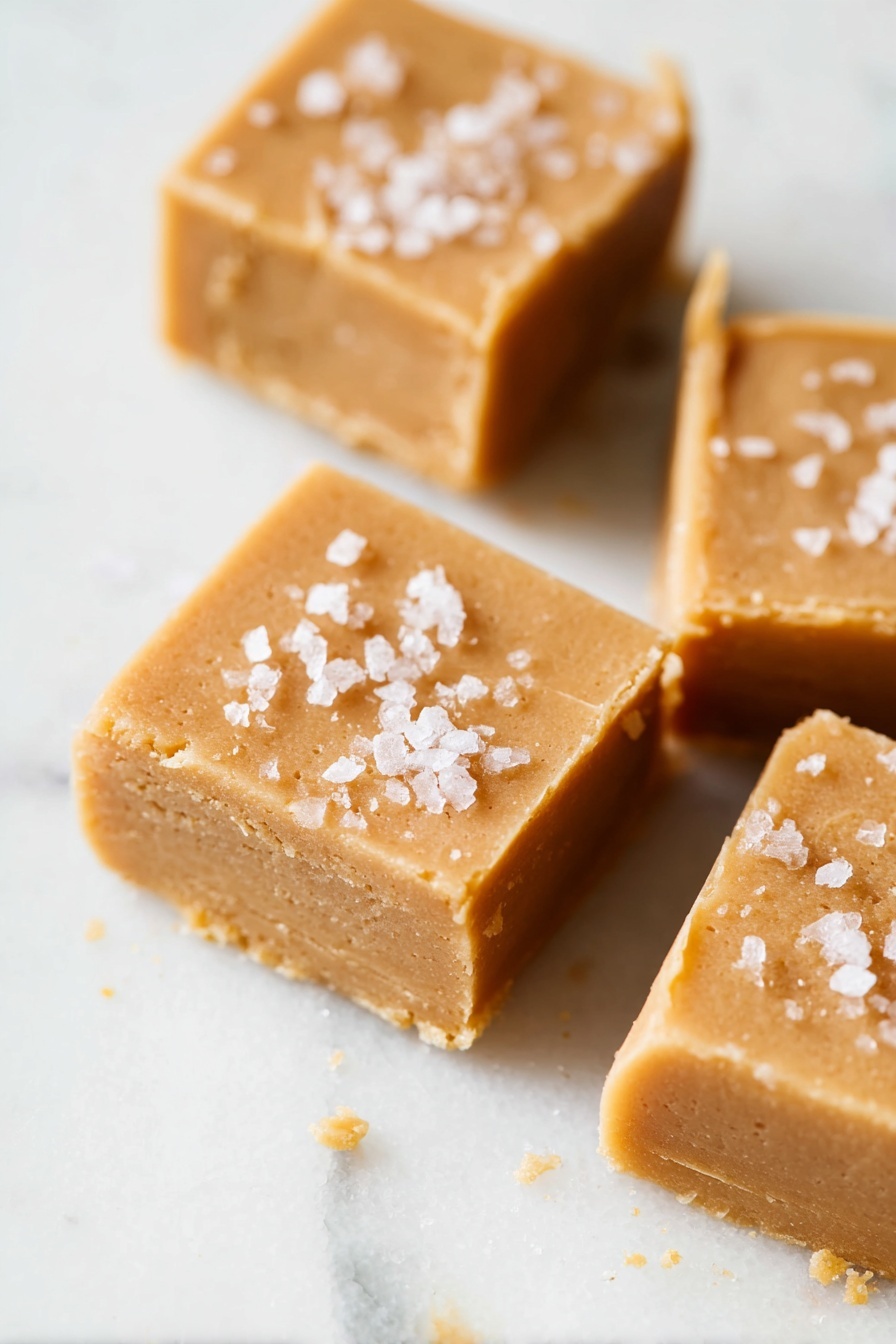 Vegan Peanut Butter Fudge Recipe - Serving