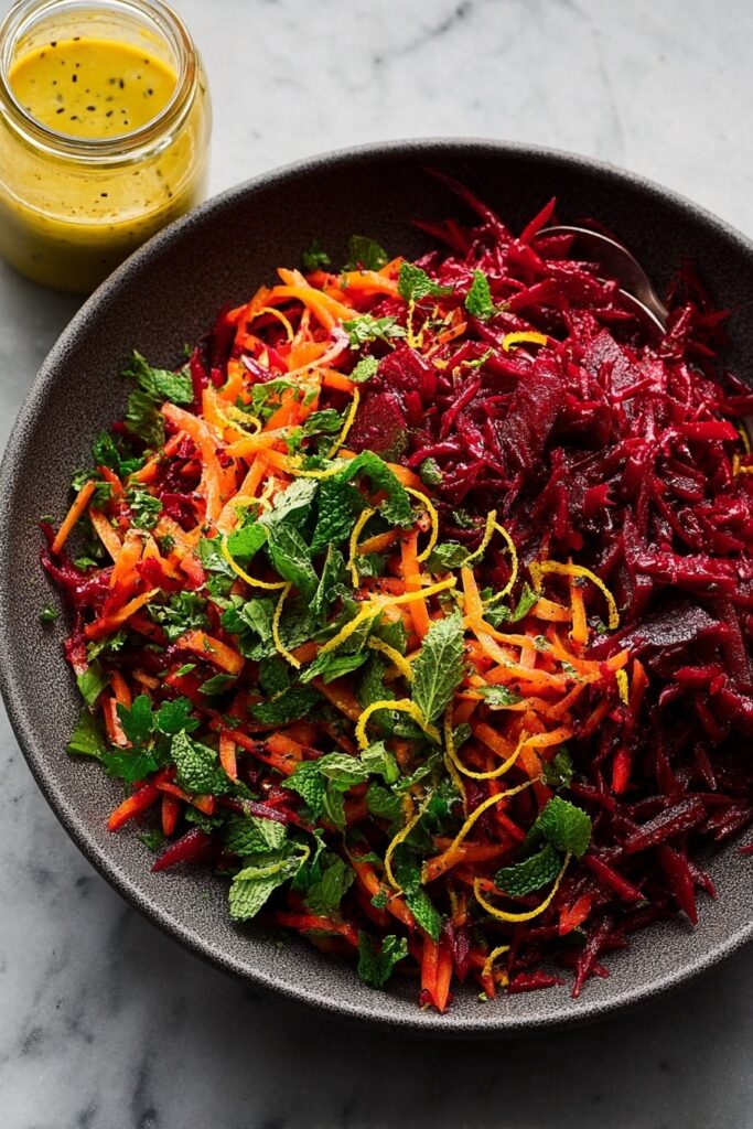Beet and Carrot Salad with Fresh Herbs Recipe