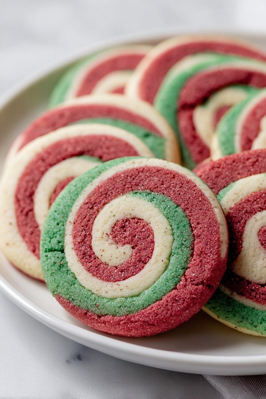 Christmas Pinwheel Cookies Recipe - Serving