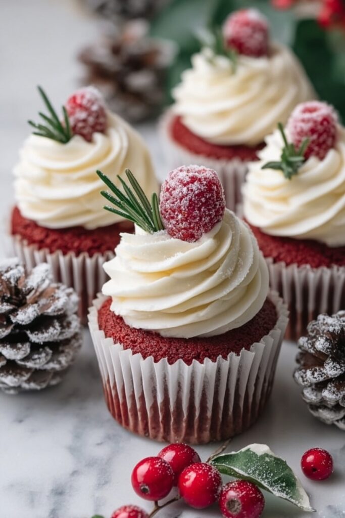 Red Velvet Cupcakes with Vanilla Frosting Recipe