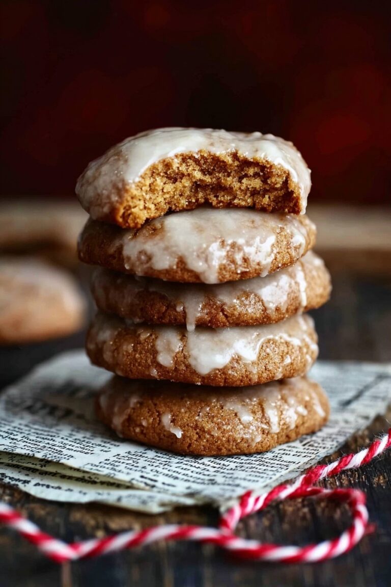 Lebkuchen Cookies with Glaze Recipe