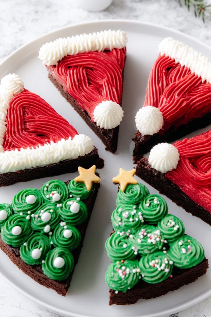 Festive Christmas Brownie Decorations Recipe