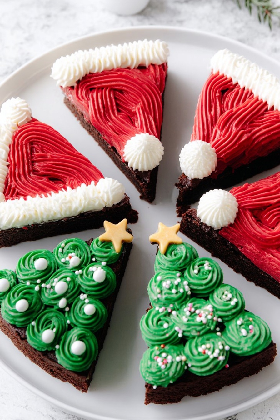 Festive Christmas Brownie Decorations Recipe