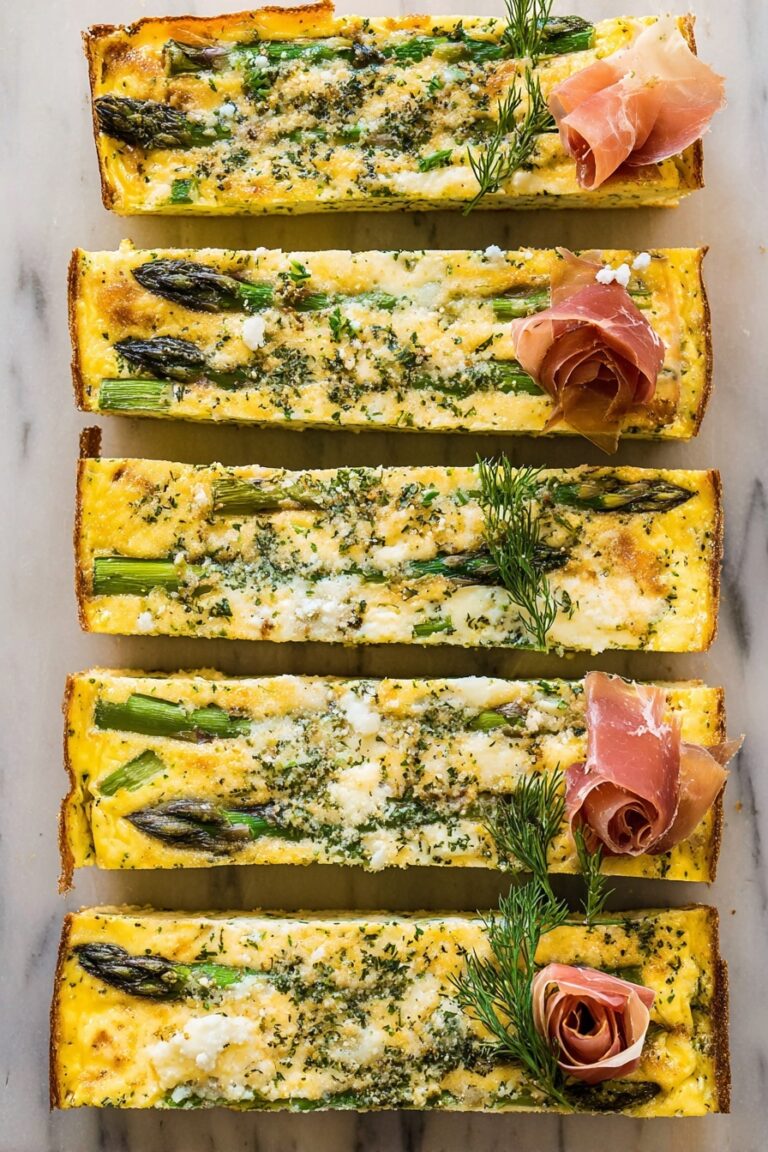 Asparagus Frittata with Ricotta and Herbs Recipe