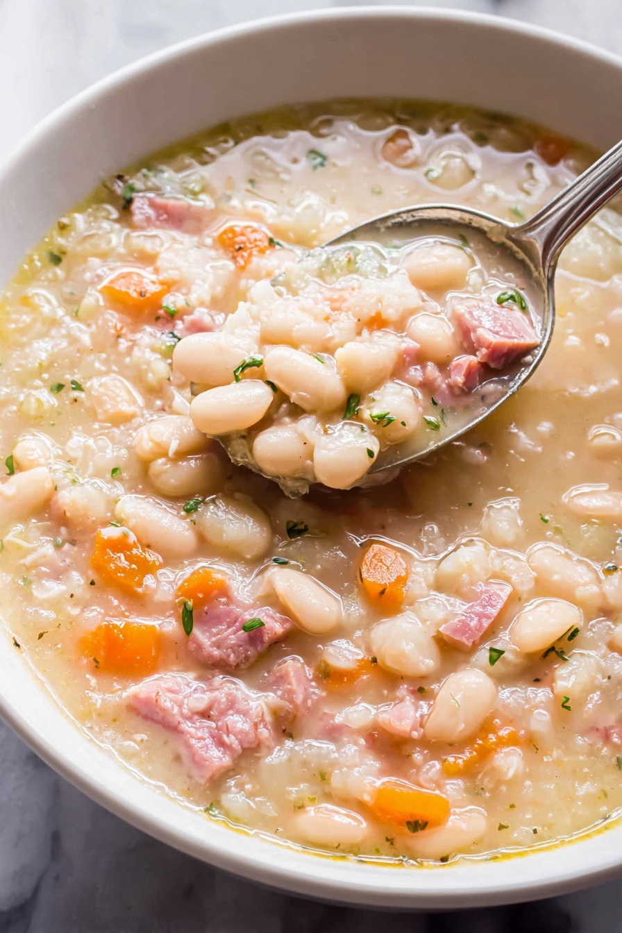 Ham and Bean Soup Recipe - Serving