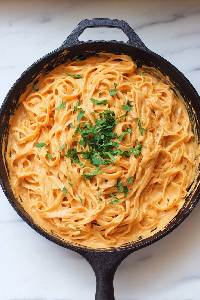Creamy Red Pepper Alfredo Sauce Recipe