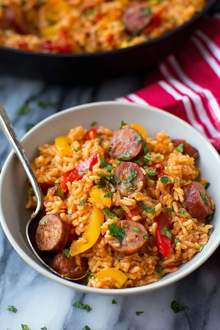 Sausage and Rice Skillet Recipe
