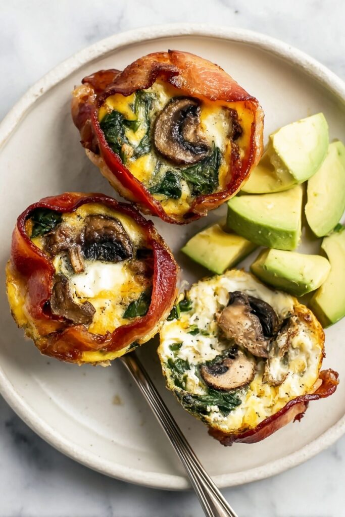 Mushroom Spinach Egg Cups Recipe