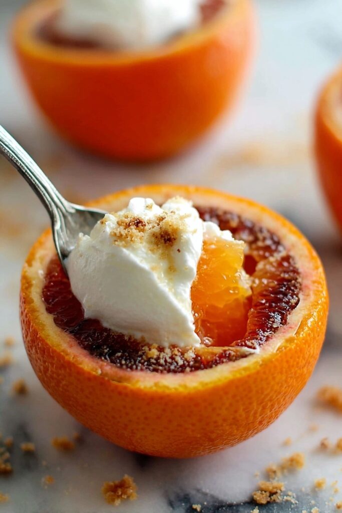 Caramelized Brown Sugar Grapefruit Brûlée Recipe
