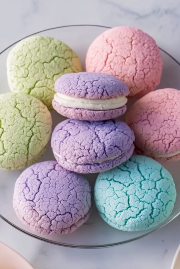 Pastel Sugar Cookie Sandwiches Recipe