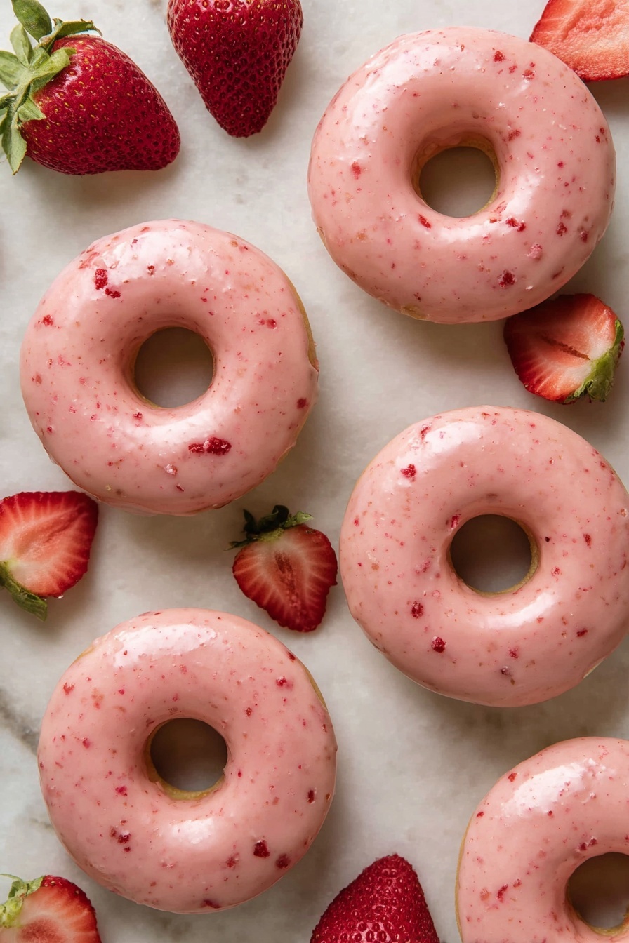 Strawberry Glazed Donuts Recipe