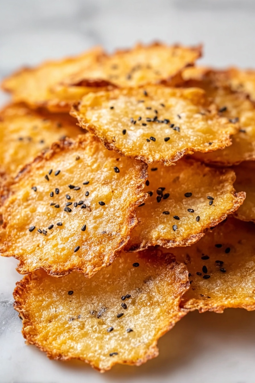 High-Protein Cottage Cheese Chips Recipe - Serving