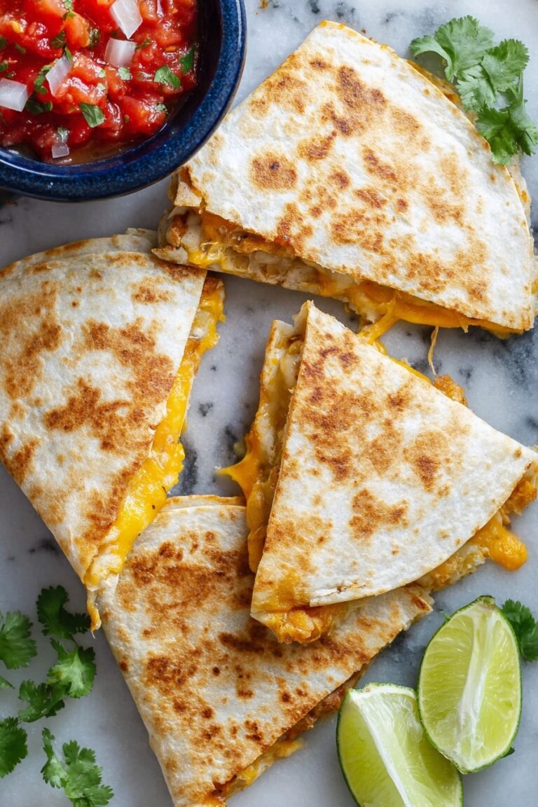 Cheesy Chicken Quesadillas Recipe