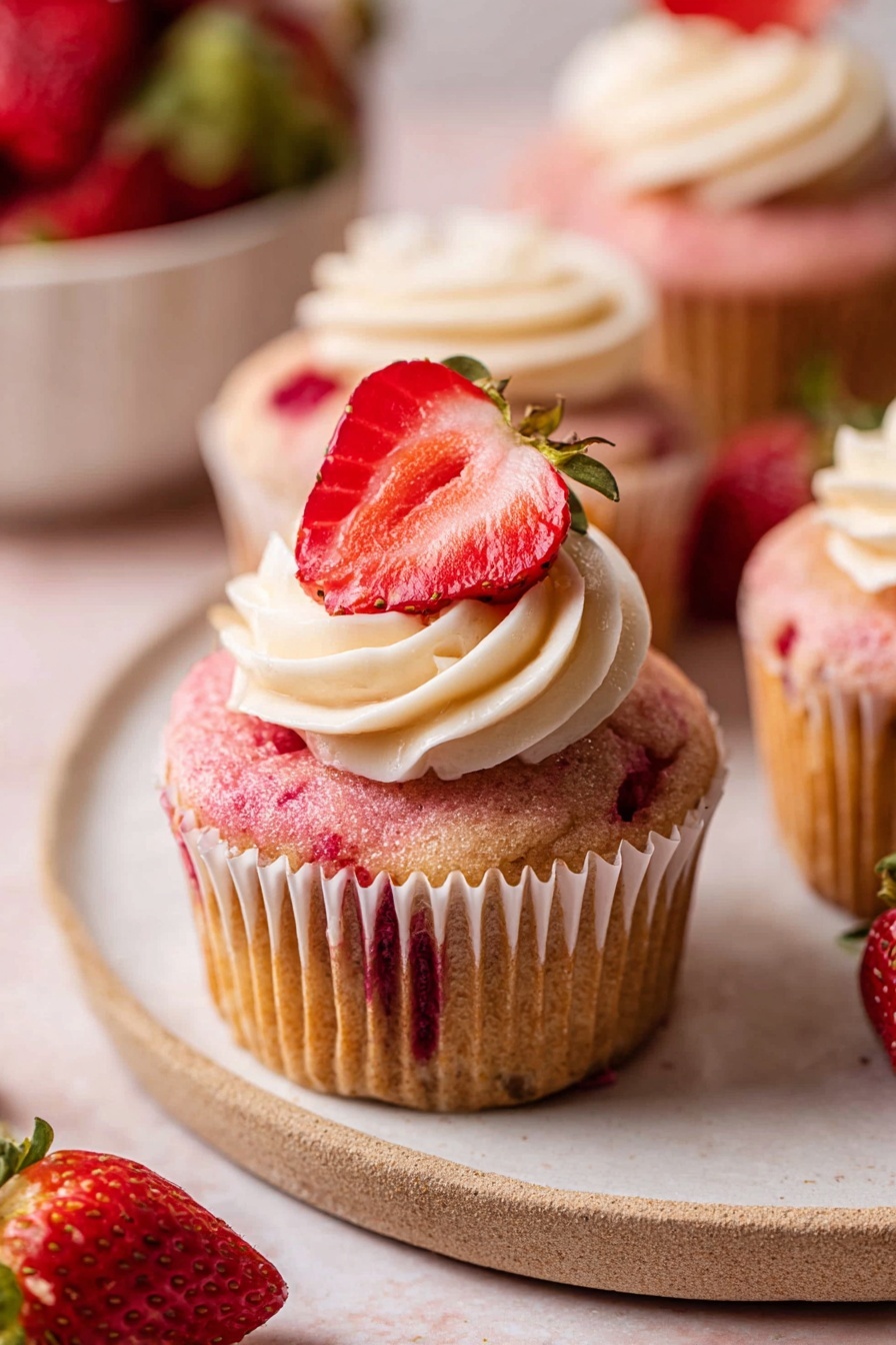 Vegan Double Strawberry Muffins Recipe
